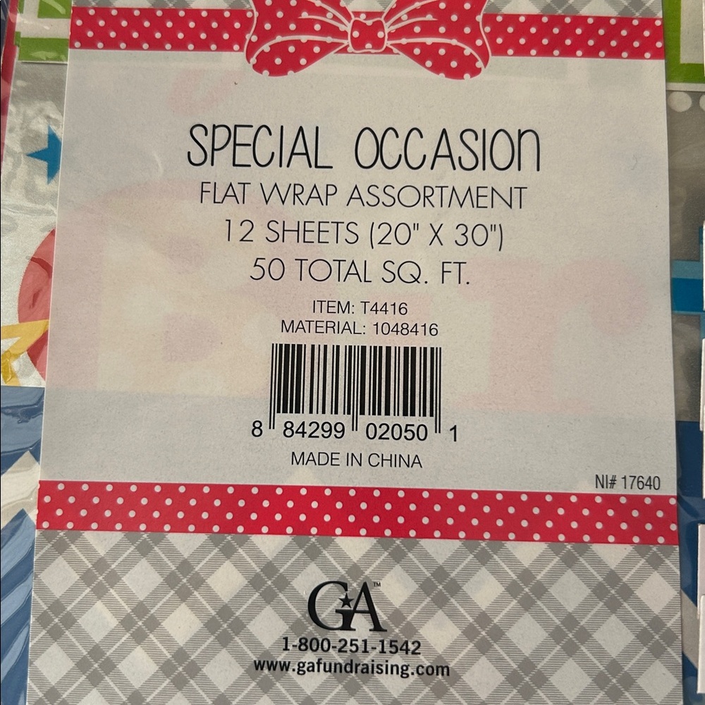 Gift Bags with Assorted Ribbons and flat wrap. - Picture 3 of 5